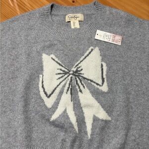 Jessica Simpson Light Gray Knit Sweater